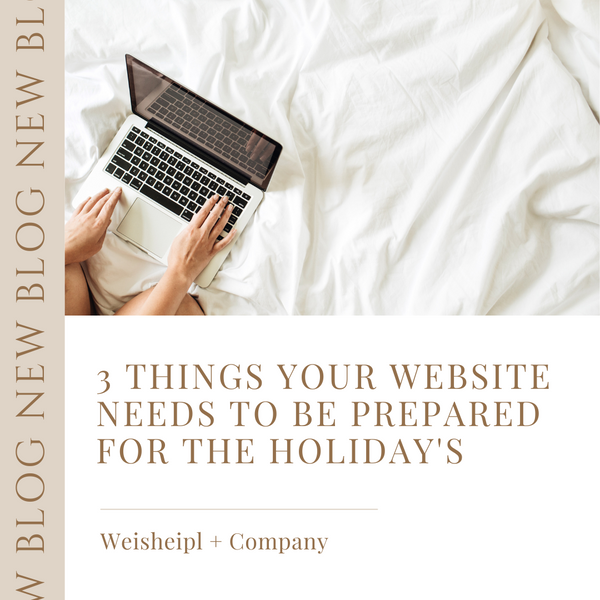 3 Things Your Website Needs To Be Prepared For The Holiday's