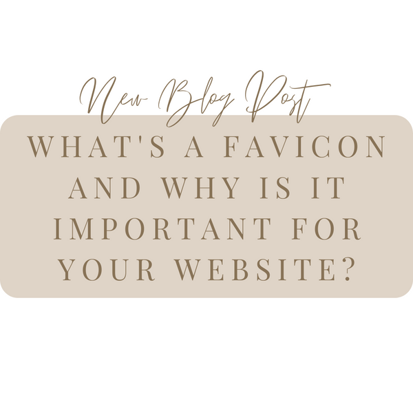 What's a favicon and why is it important for your website to have one?