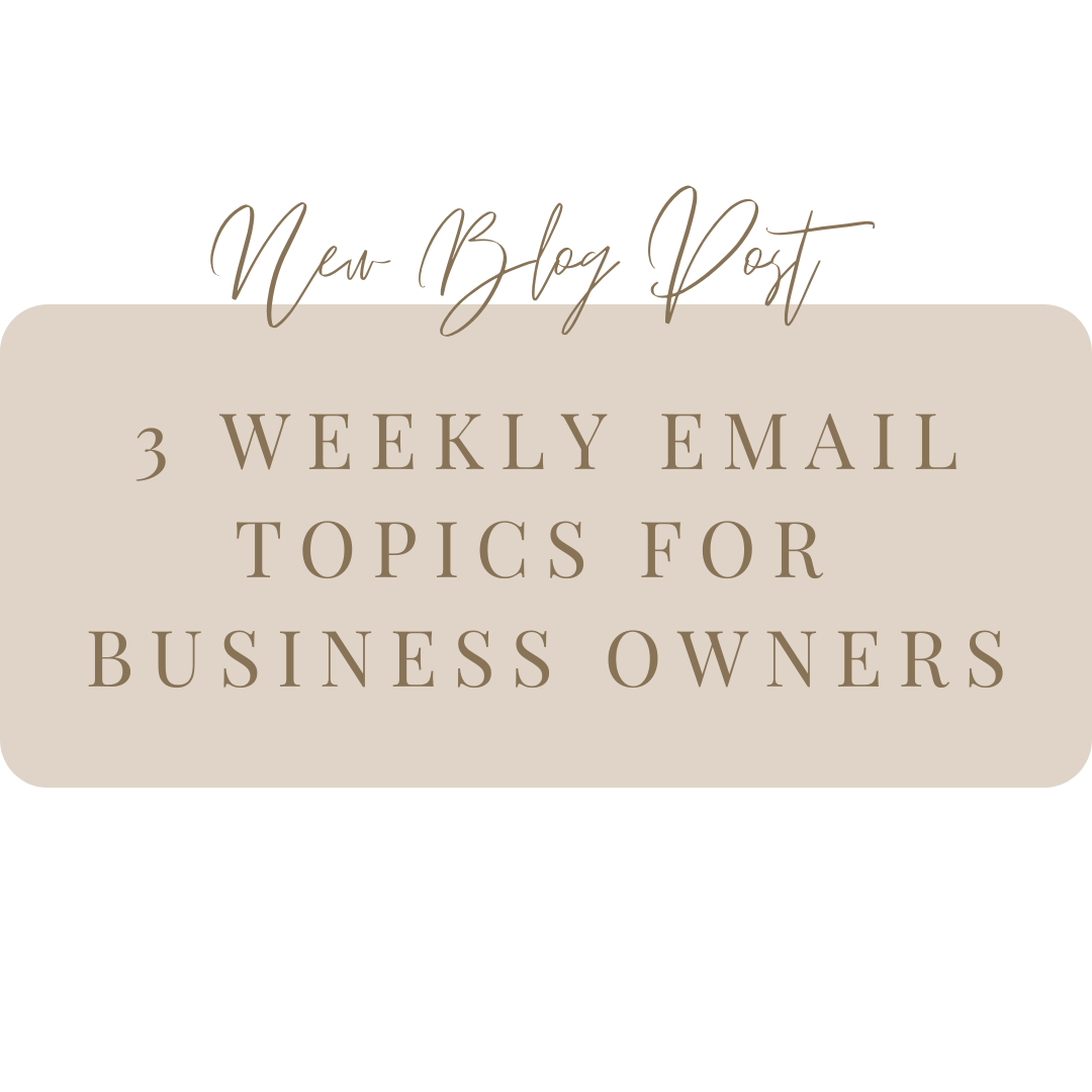 3 email topics for business owners to write about